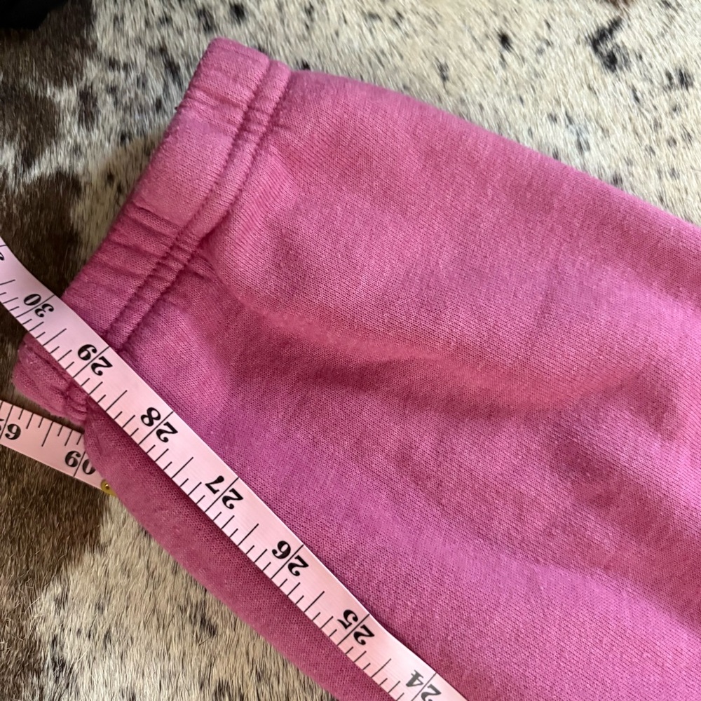 AVIATOR NATION 5 Stripe Sweatpants in a MagentaSize Large - Picture 9 of 9